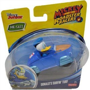 DISNEY Mickey & the Roadster Racers DONALD'S SURFIN' TURF DIe Cast New/Sealed